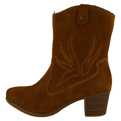 Ladies Rieker Western Style Ankle Boots - Y2057-20