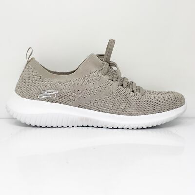 

Skechers Womens Ultra Flex Statements 12539 Серые повседневные кроссовки, размер 10, Серый, Ultra Flex