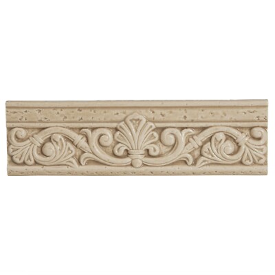 Industry Tile 3x10 July Ceramic Crema Listello (1 Piece)
