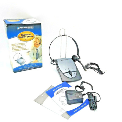 Plantronics-Poly S12 Convertible Headset-Hands Free-Noise Cancelling Microphone