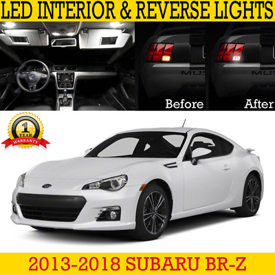 Fits 2013-2018 Subaru BR-Z LED Interior & Reverse Replacement Light Kit 8 Bulbs