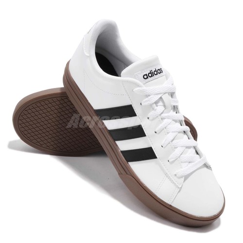 

Adidas Daily 2.0 White Black Gum Мужская повседневная обувь для образа жизни Кроссовки F34469, Белый, Daily 2.0