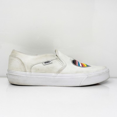 

Vans Womens Asher Pride 721356 Белая повседневная обувь Кроссовки Размер 8, Белый, Asher Pride