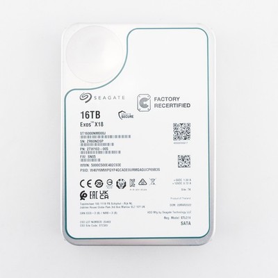 ✅ Hard Disk Seagate Exos X18 ST16000NM000J 16TB 7200RPM SATA Enterprise