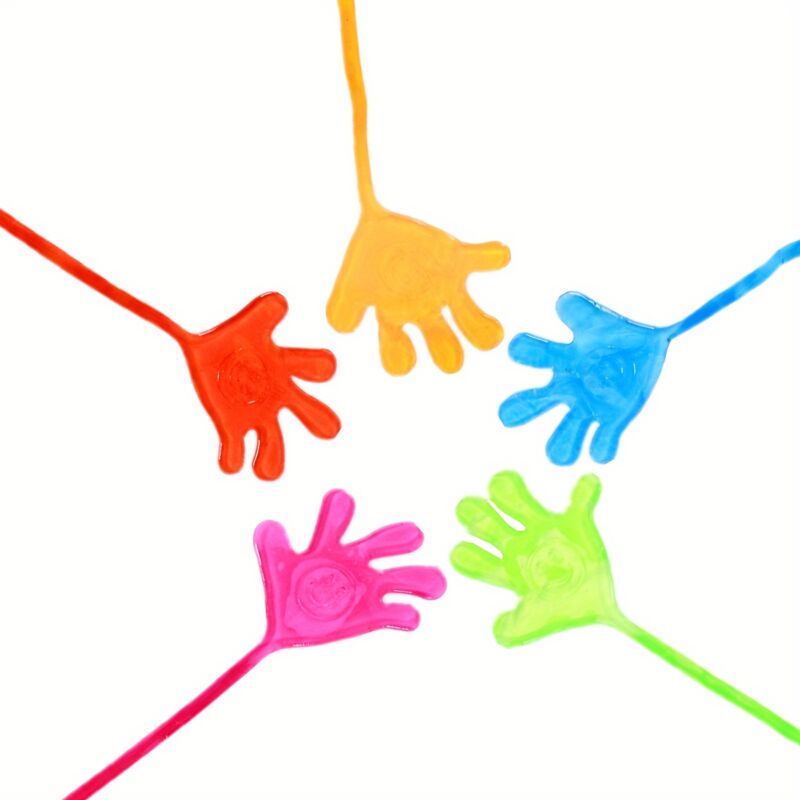 25pcs Mini Stretchy Sticky Hands Toys, Kids Party Favor Sets