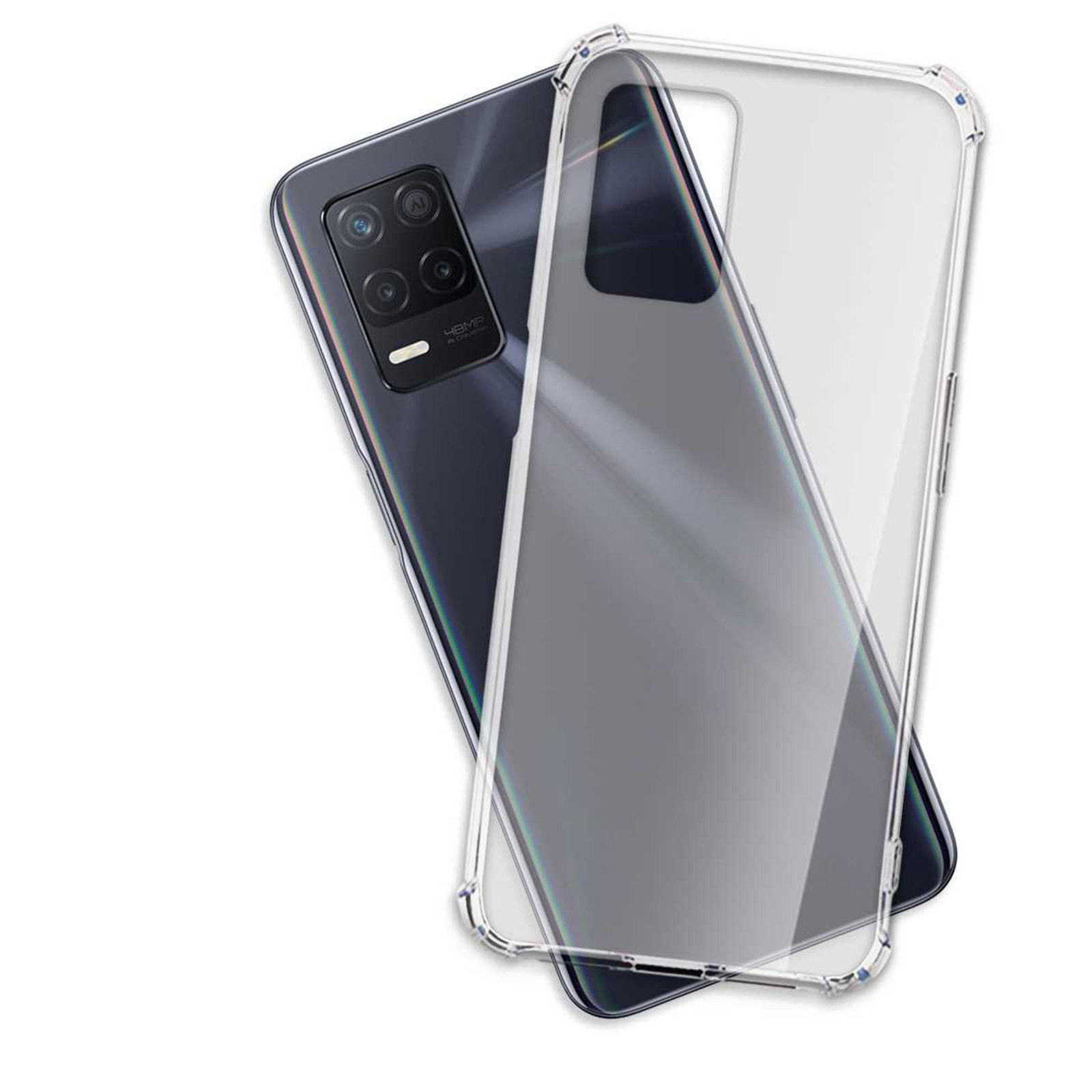Coque Anti-choc Transparente Pour Realme 8 5G (RMX3241) Et V13 5G - TPU Souple, Protection Complète