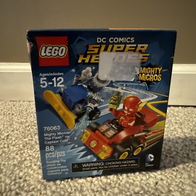 Lego DC Comics Super Heroes Mighty Micros #76063 The Flash vs Captain Cold 88pcs