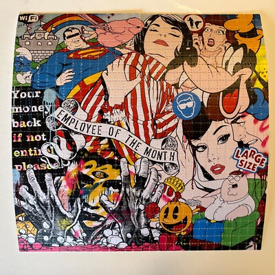 Ben Frost Print 'Employee of the Month'(Blotter)Rare Original Signed #/100 w/COA