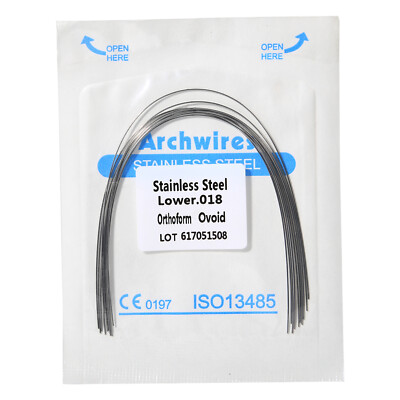 Dental Ortho Arch Wire Super Elastic Niti/ Round Rectangular Ovoid/Oval
