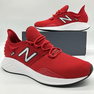 MROAVJR New Balance Men's Fresh Foam Roav V1 Sneaker Team Red/Black Size US 12 D