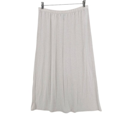 EILEEN FISHER Stretch Jersey Knit Straight Skirt Pull On Oat Heather EUC Small