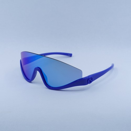Pre-owned Gucci Gg1650s 010 Blue/blue Gradient Mirror 99-1-110 Sunglasses