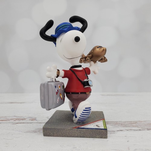 westland　スヌーピー　ラージフィギュア Westland Peanuts On Parade Snoopy World Traveler Resin