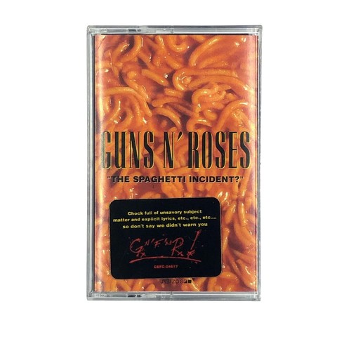 GUNS N ROSES THE SPAGHETTI INCIDENT Cassette Tape OG 1993 w GUNS N ROSES THE SPAGHETTI INCIDENT Cassette Tape OG 1993 w
