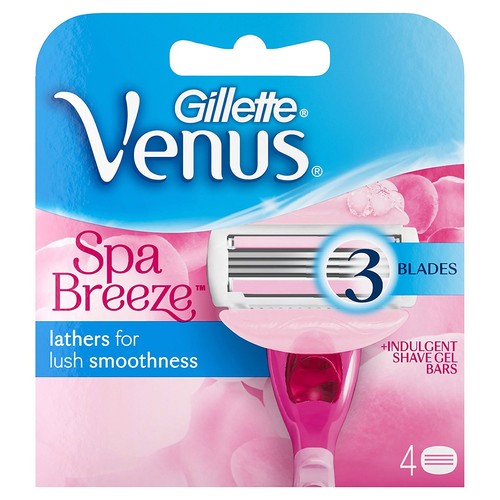 Gillette Venus Breeze Spa Rasierklingen für Frauen 4er Pack