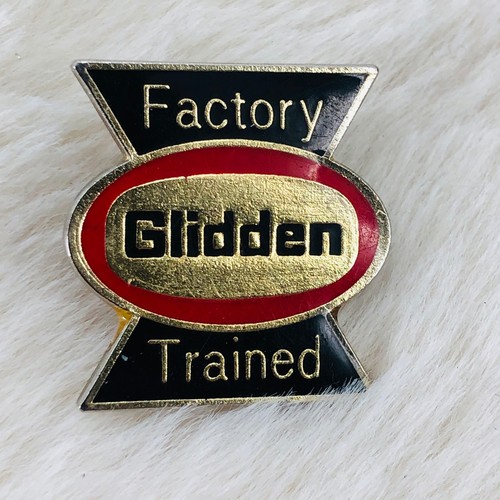 Home Depot Employee Advertising Apron Pin - Factory Trained Glidden