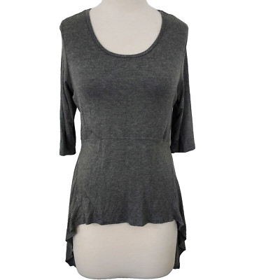 Cha Cha Vente Tunic Top Shirt Womens Size Medium Hi Lo Comfy Soft Stretch NEW