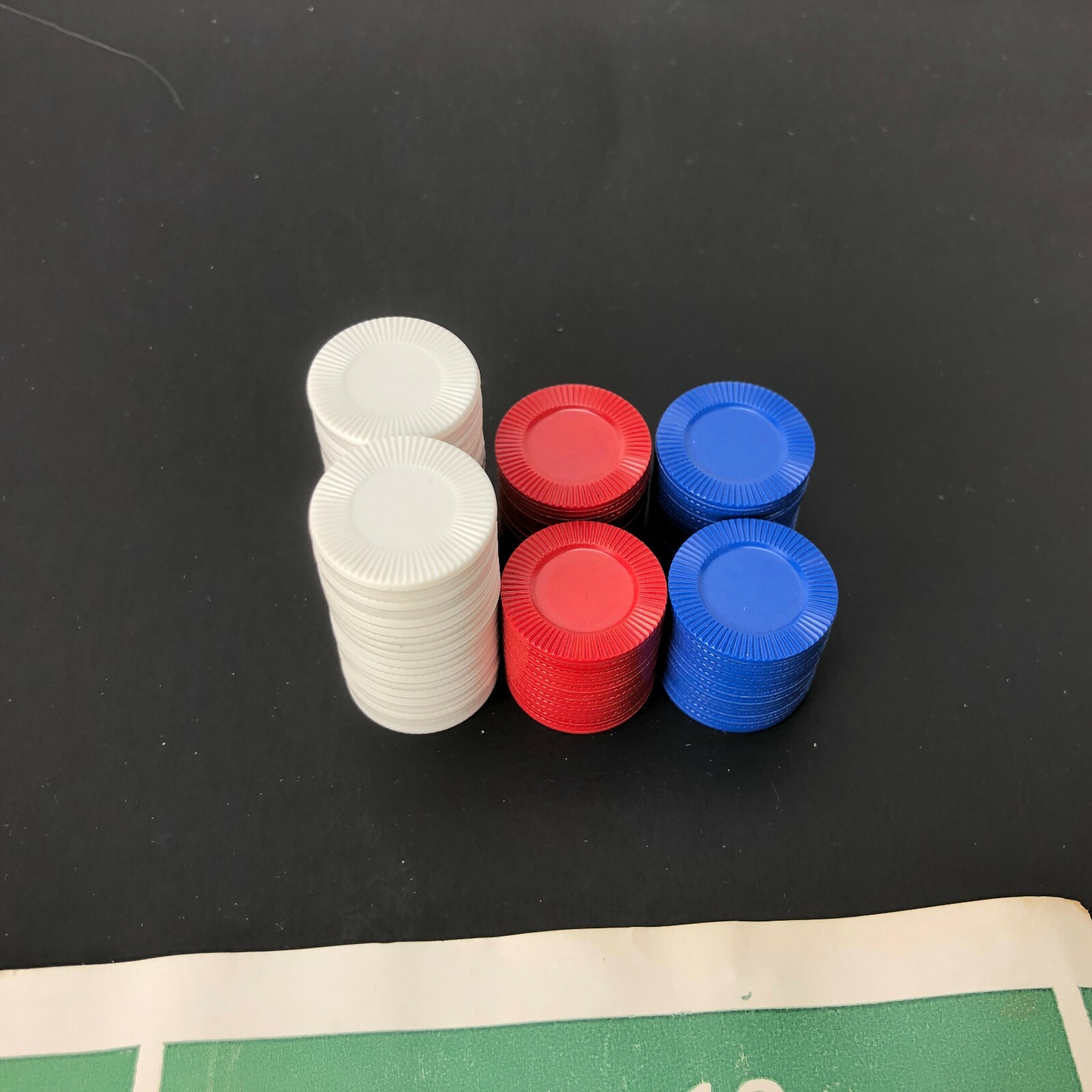 VTG JOSA Roulette Miniature Table Wheel w Poker Chips Ball Set Game Made USA