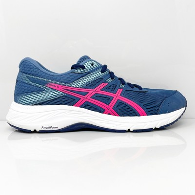 Женские кроссовки Asics Gel Contend 6 1012A571 синие кроссовки размер 7,5 Вт