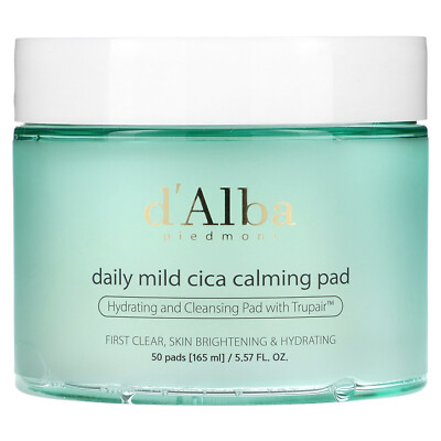 Daily Mild Cica Calming Pad, 50 Pads, 5.57 fl oz (165 ml)