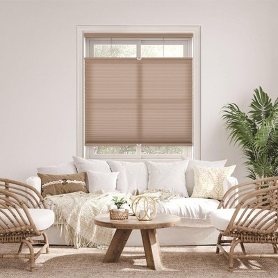 DEZ FURNISHINGS Cordless 1.5 Light Filtering Top Down Bottom U...