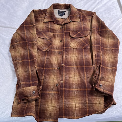 USA製PENDLETONオンブレボードシャツサイズL