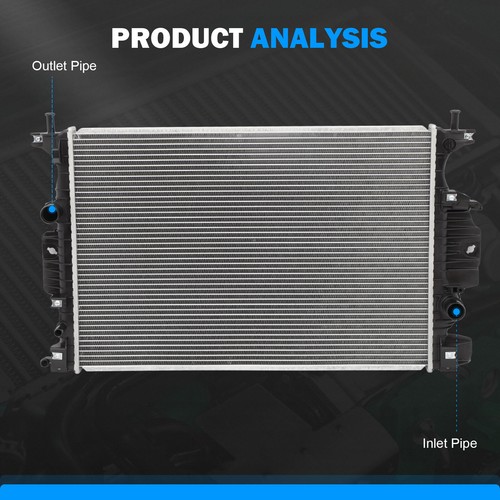 Aluminum Radiator for 13-18 Ford Fusion 1.5L 2.5L 13-17 Lincoln MKZ 2.0L 3.7L