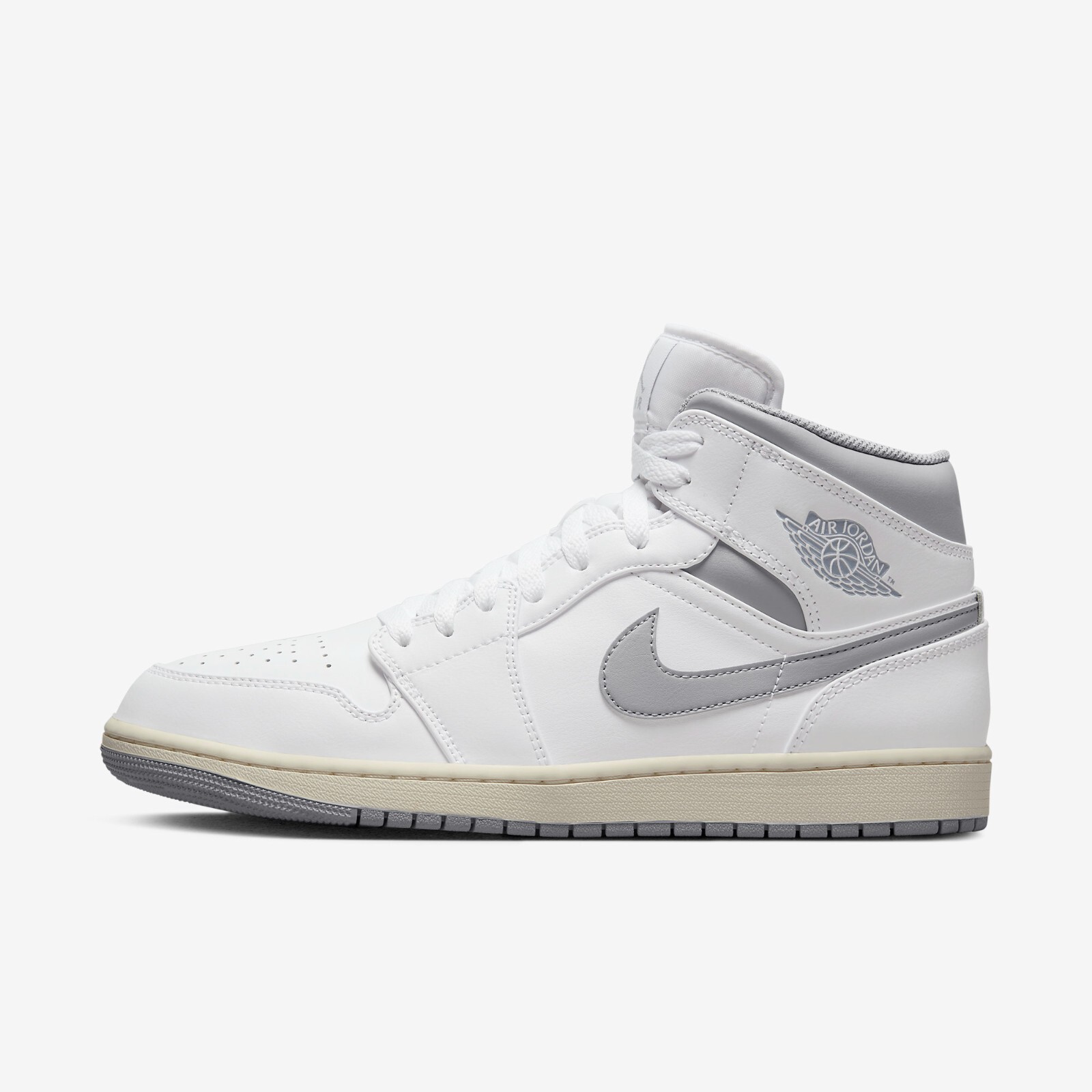 

Кроссовки Jordan 1 Mid Neutral Grey 554724-135, Серый, Jordan 1 Mid
