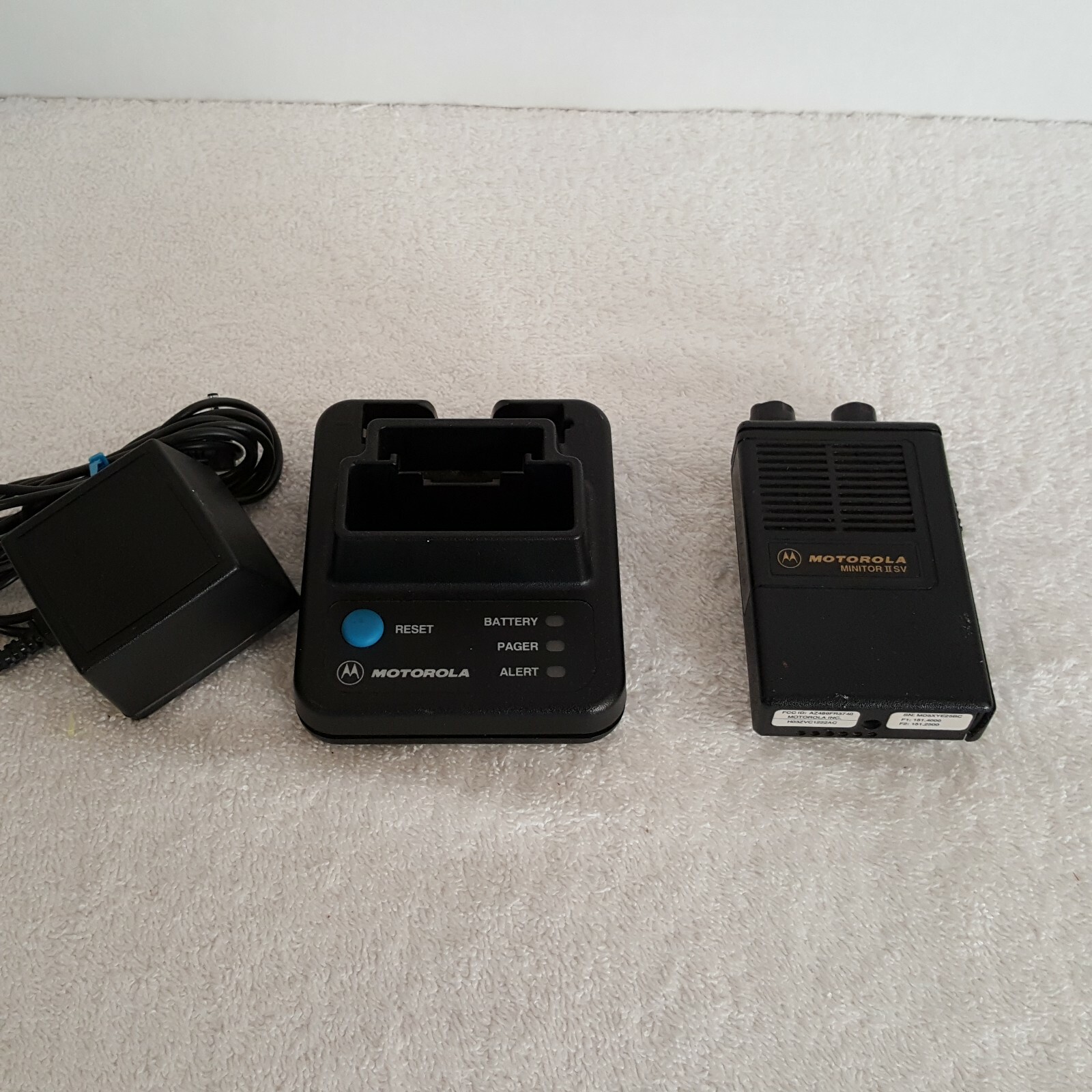 Motorola Minitor II SV FIRE EMS W/CHARGER