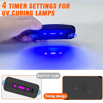 Auto Glass UV Cure Light Car Window Resin Cured Lamp Lighting Windshield Repair 