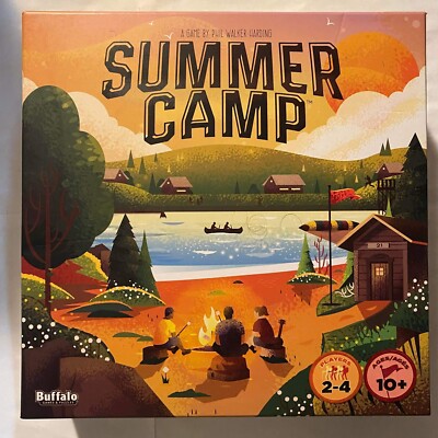Buffalo games & puzzles.Summer Camp Board Game By Phil Walker-Harding New ITEM 