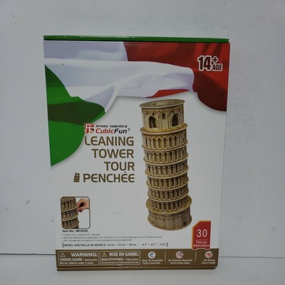 Cubic Fun Leaning Tower of Pisa 3D Puzzle New 14 Years+ 30pcs