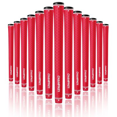 13 x CHAMPKEY Y-LITE Golf Grips | High Traction and Feedback Rubber