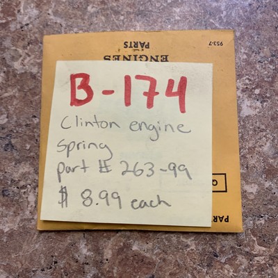 clinton engine spring part# 263-99