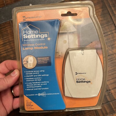 Intermatic Home Settings Wireless Control Lamp Model HA03C Use With HA07 HA09