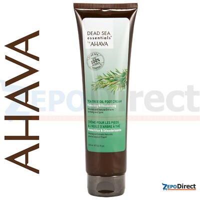 AHAVA Dead Sea Essentials Tea Tree Oil Foot Cream 150 ml, 5.1 oz