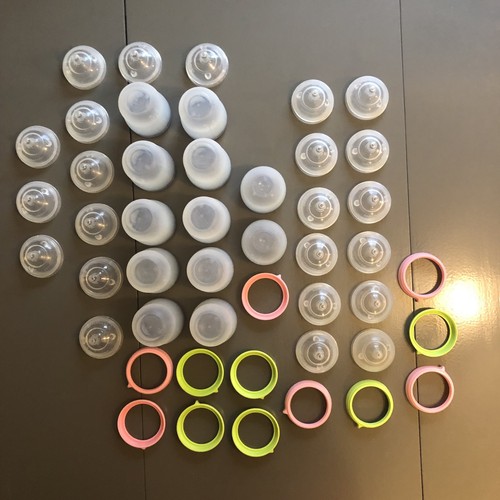 Lot Of Como Tomo Baby Bottles, Infant, Medium And Slow Flow, Breastfeeding