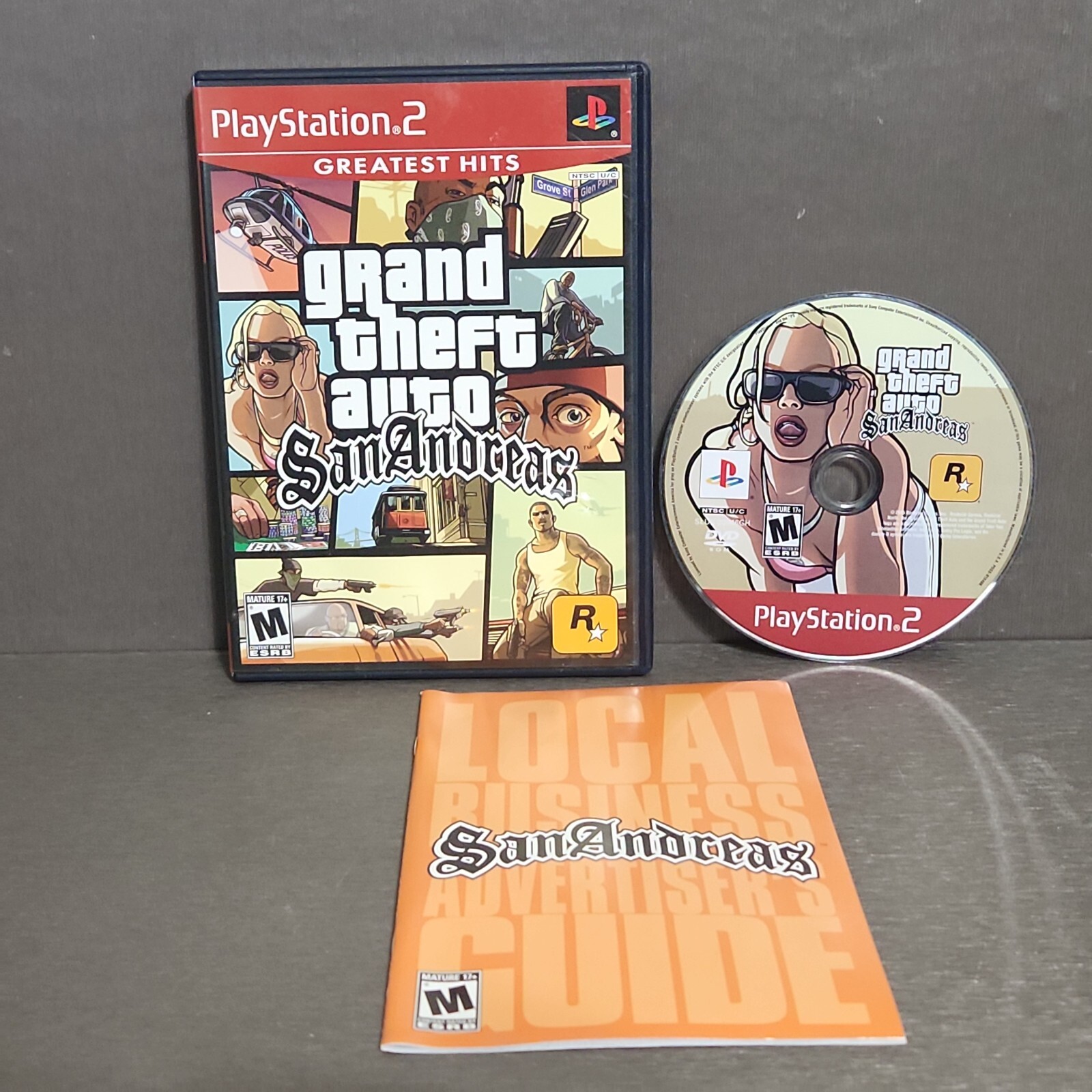 Grand Theft Auto San Andreas (Playstation 2 PS2) Complete