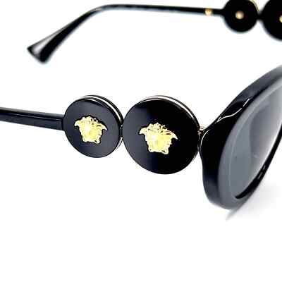 Pre-owned Versace Sunglasses Mod.4433-u Gb1/87 Authentic In Gray