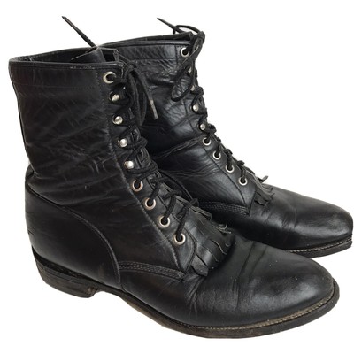 justin roper lace up boots