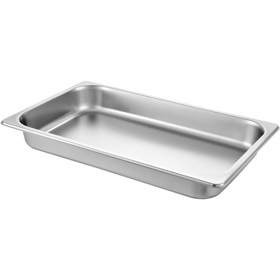 VEVOR 6 Pack 2.5" Deep Stainless Steel Steam Table Pans Hotel Food Prep Pan