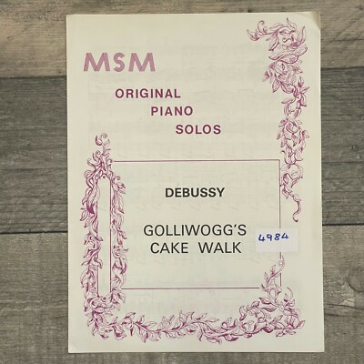 DEBUSSY Golliwogg's Cakewalk by MSM Original Piano Solos Sheet Music