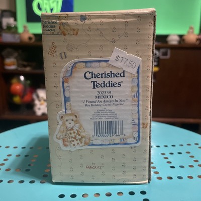 Cherished Teddies 1996 CARLOS ''I Found An Amigo In You'' Mexico Figurine 202339