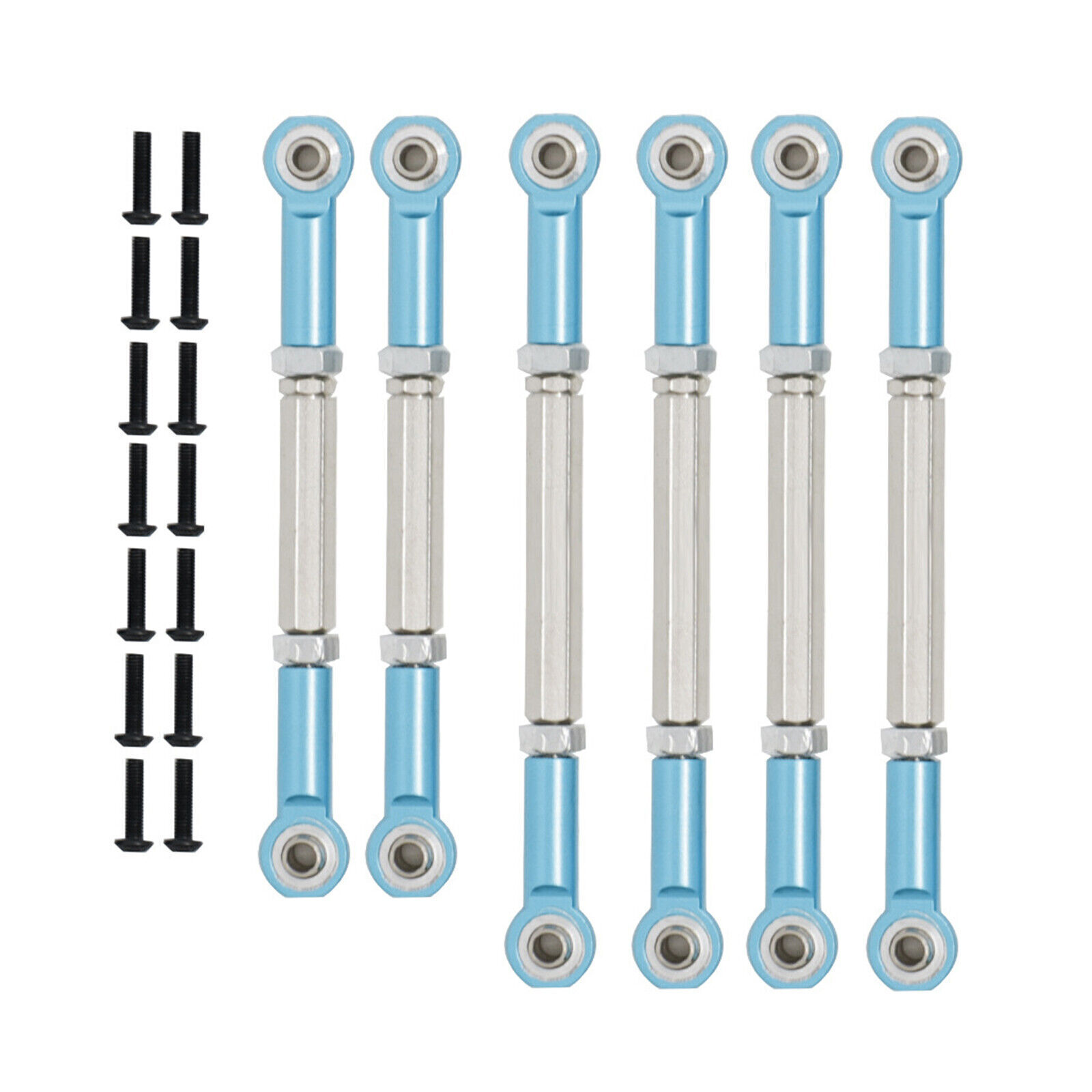 6pcs Turnbuckles Tie Rod Set For Rc Car 1/10 ECX 2WD series Ruckus Axe Brutus