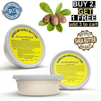 8oz Organic African Shea Butter Ivory Raw From GHANA Natural UNREFINED Pure