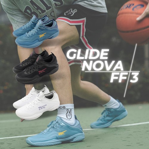 

Asics Glide Nova FF 3 Мужская баскетбольная спортивная обувь унисекс Кроссовки Pick 1, Multicolor, Glide Nova Ff 3