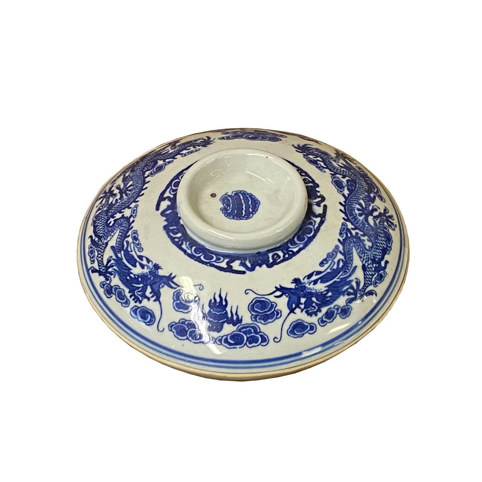 Chinese Blue White Porcelain Small Dragons Theme Ink Dipping Display ws3214S Chinese Blue White Porcelain Small Dragons Theme Ink Dipping Display ws3214S