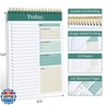 To Do List Notepad - To Do List Notebook for Work with 52 Sheets, Undated Daily Planner Perfect for Enhanced Productivity and Goal Achievement - Green
