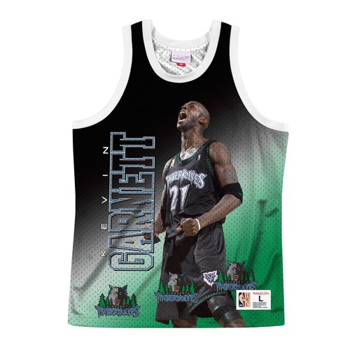 Mens Mitchell & Ness NBA Behind The Back Tank Timberwolves Кевин Гарнетт