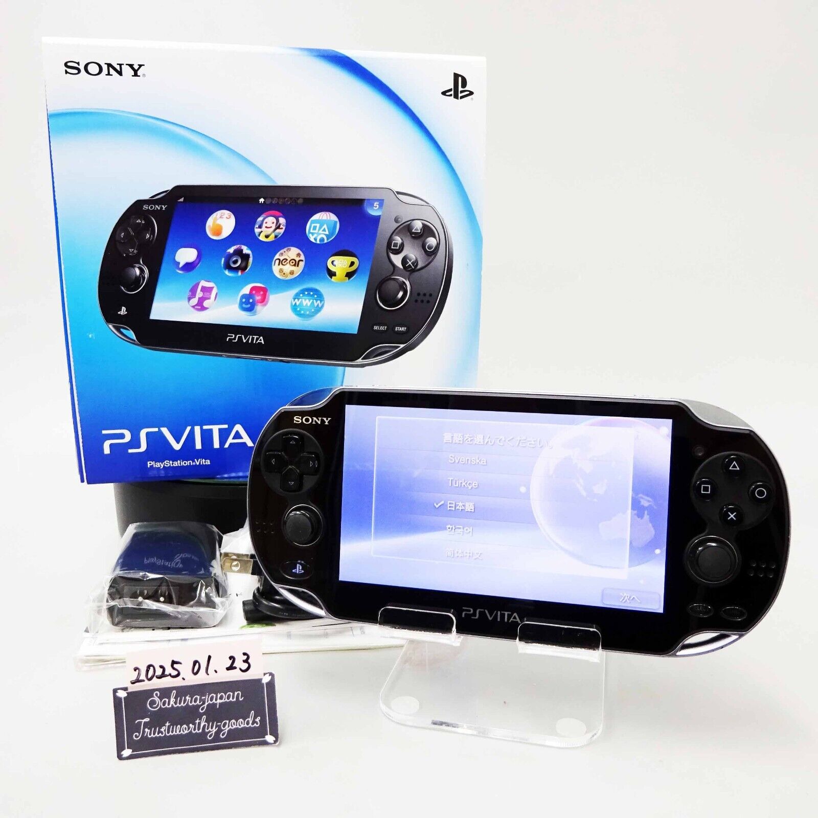 SONY PS Vita PCH-1100 AA01 Wi-Fi 3G Wi-Fi Console Crystal SONY PS Vita PCH-1100 AA01 Wi-Fi 3G Wi-Fi Console Crystal